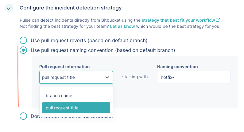 Pulse custom incident detection